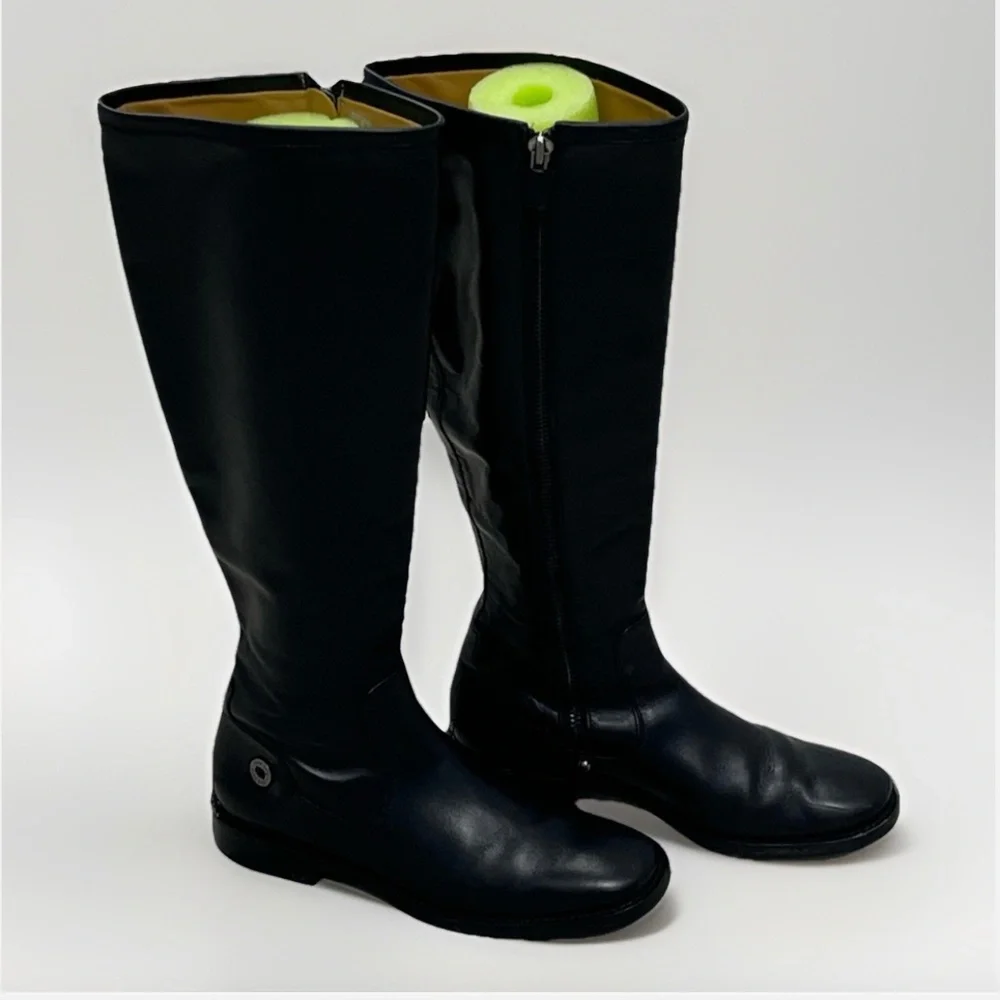 Cole Haan Black Knee High Riding Boots Womens Size 5 B Style D15559 - Picture 10 of 12